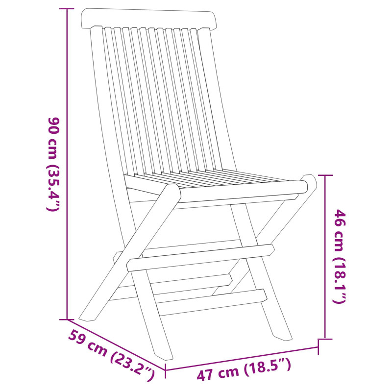 Zestaw do jadalni w ogrodzie 5 pcs Brązowy Lite drewno teakowe