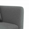 Sofa rozkładana L, ciemnoszara, 275x140x70 cm, tkanina