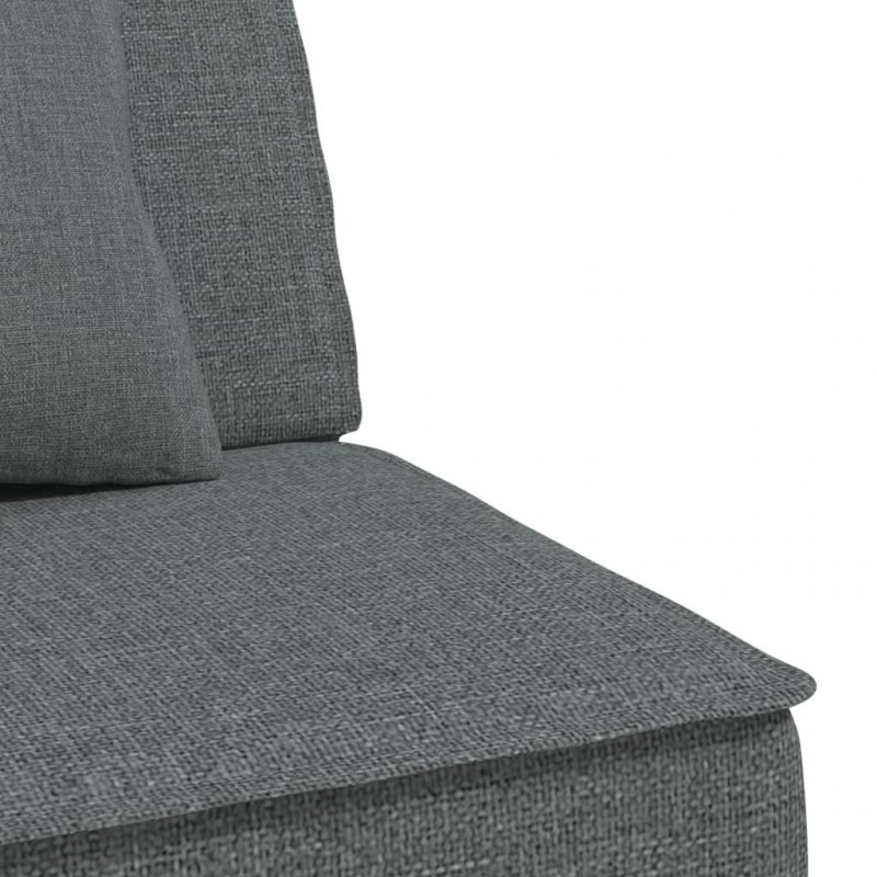 Sofa rozkładana L, ciemnoszara, 255x140x70 cm, tkanina