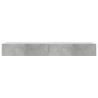 Szafki telewizyjne z LED, 2 szt., szarość betonu, 60x35x15,5 cm