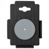 Wózki transportowe na 8 kółkach, 20 szt., czarne, PP, 150 kg