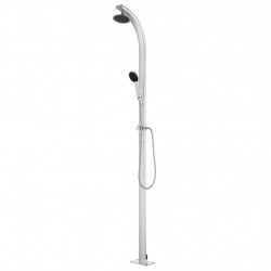 Prysznic ogrodowy, 215 cm, aluminium