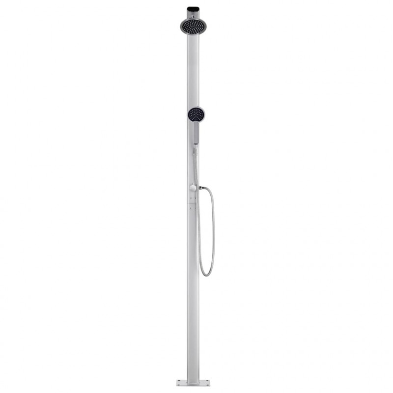 Prysznic ogrodowy, 215 cm, aluminium