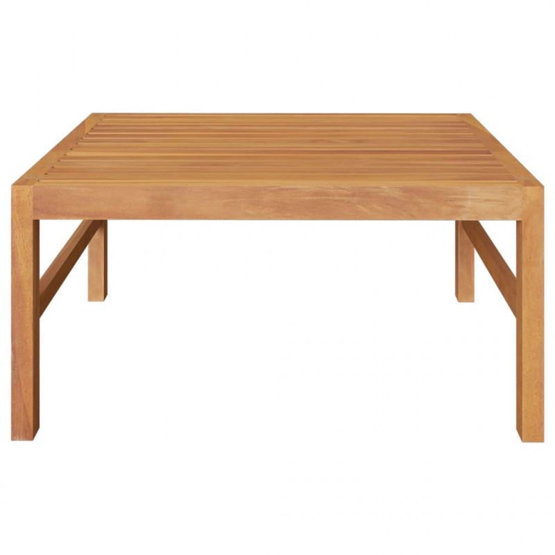 Stolik ogrodowy, 63x63x30 cm, lite drewno tekowe