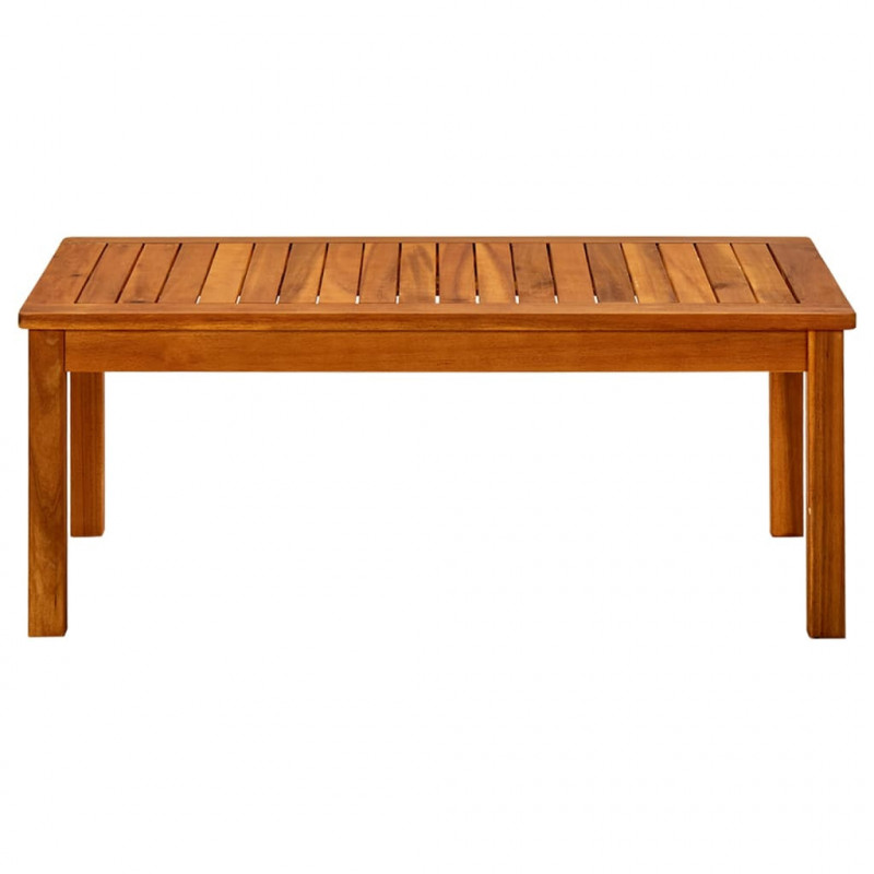 Ogrodowy stolik kawowy, 90x50x36 cm, lite drewno akacjowe