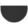 Stolik ogrodowy, czarny, 80x50x75 cm, rattan PE