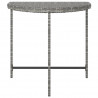 Stolik ogrodowy, szary, 80x50x75 cm, rattan PE