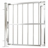 Brama ogrodowa 100x95 cm Stal nierdzewna