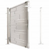 Brama ogrodowa 100x100 cm Stal nierdzewna
