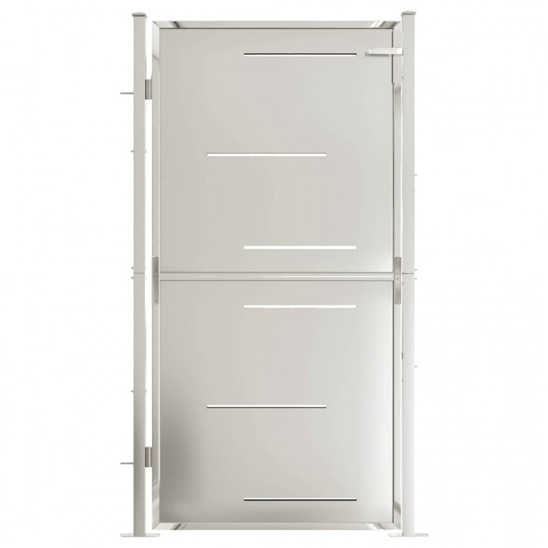 Brama ogrodowa 100x175 cm Stal nierdzewna