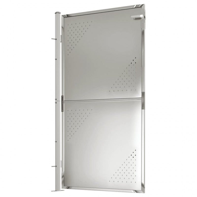 Brama ogrodowa 100x175 cm Stal nierdzewna
