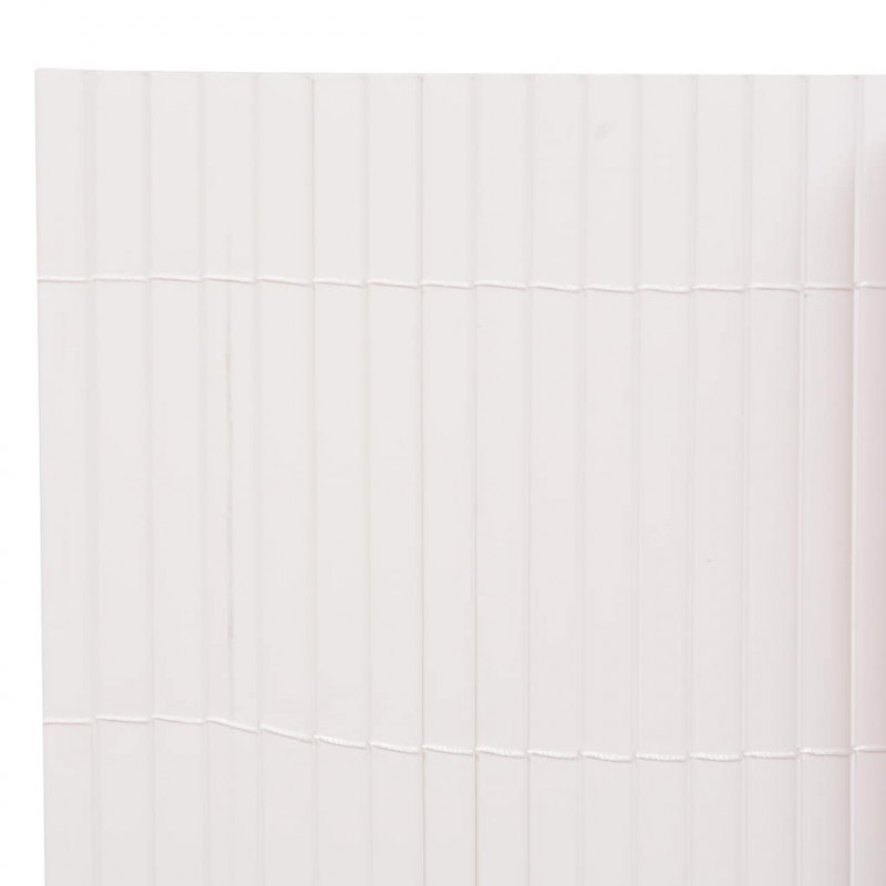 Ogrodzenie dwustronne, 90 x 400 cm, białe
