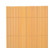 Ogrodzenie dwustronne, 90 x 400 cm, żółte