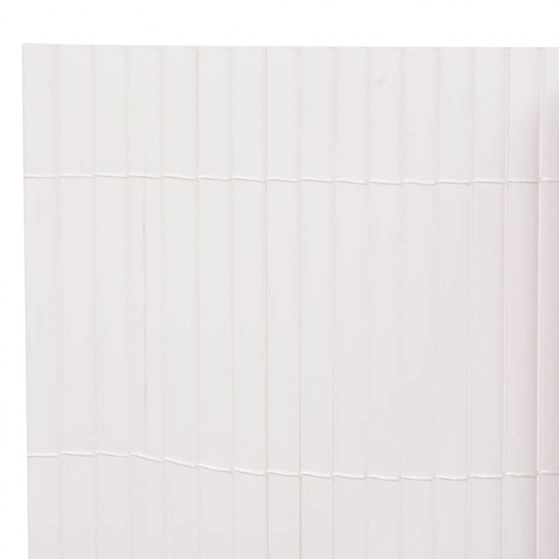Ogrodzenie dwustronne, 110 x 400 cm, białe