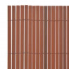 Ogrodzenie dwustronne, 110 x 400 cm, brązowe