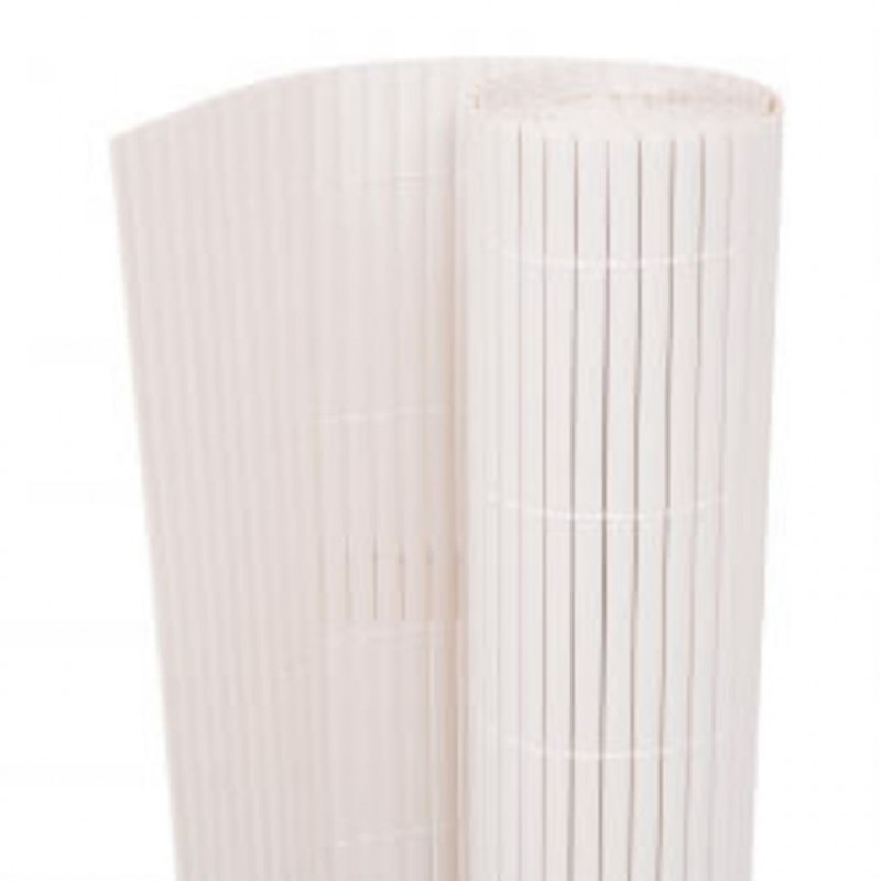 Ogrodzenie dwustronne, 110x500 cm, białe