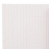Ogrodzenie dwustronne, 110x500 cm, białe
