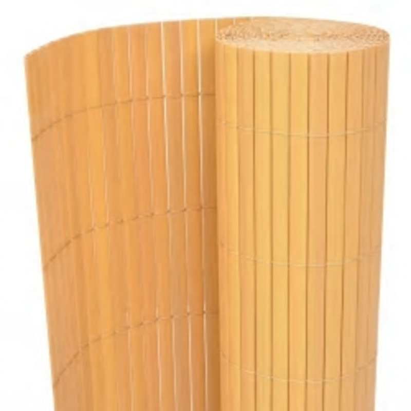 Ogrodzenie dwustronne, 110x500 cm, żółte