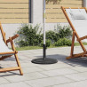 Podstawa pod parasol, czarna, 45x45x30 cm, żeliwo