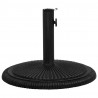 Podstawa pod parasol, czarna, 45x45x30 cm, żeliwo