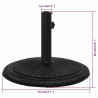 Podstawa pod parasol, czarna, 45x45x30 cm, żeliwo