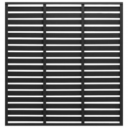 Panel ogrodzeniowy z WPC, 180x180 cm, czarny