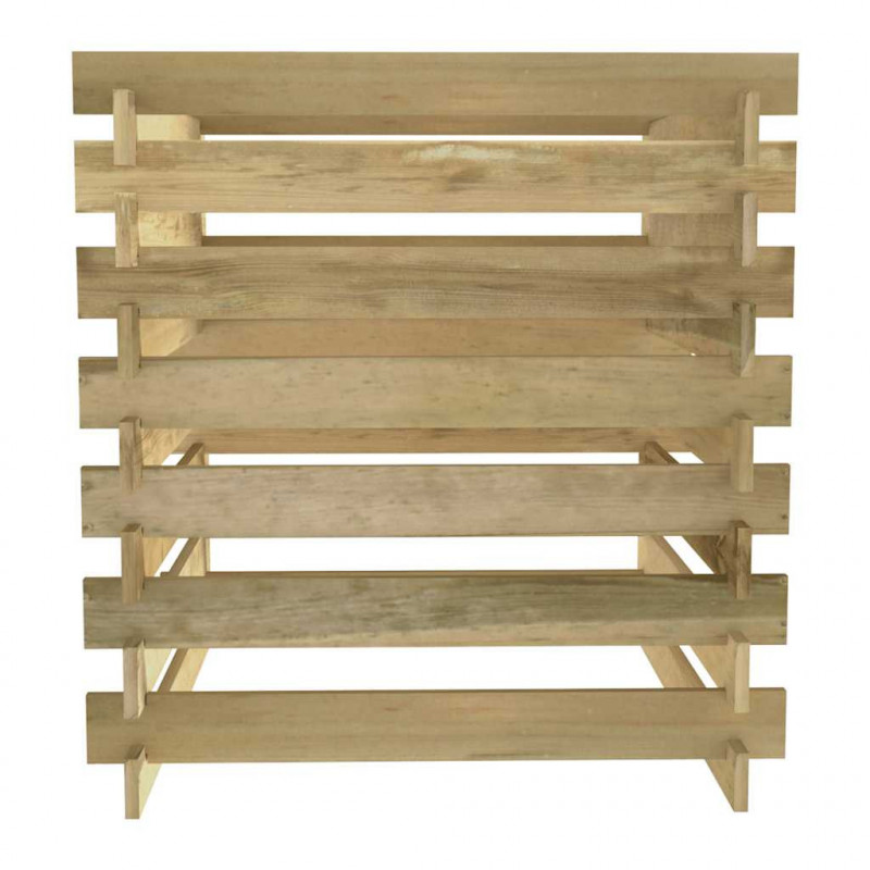Kompostownik z listew, 90x90x90 cm, impregnowana sosna