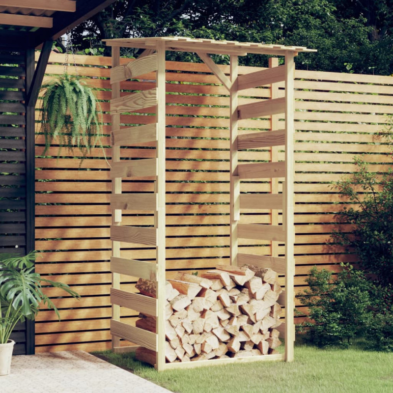 Pergola ogrodowa z daszkiem, 100x90x200 cm, drewno sosnowe