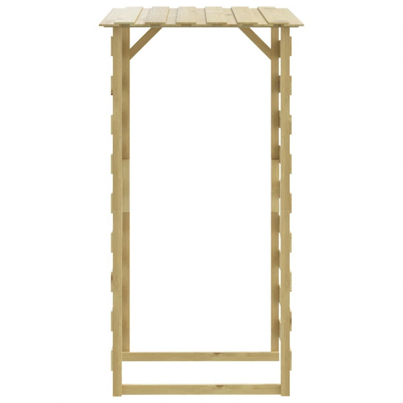 Pergola ogrodowa z daszkiem, 100x90x200 cm, drewno sosnowe