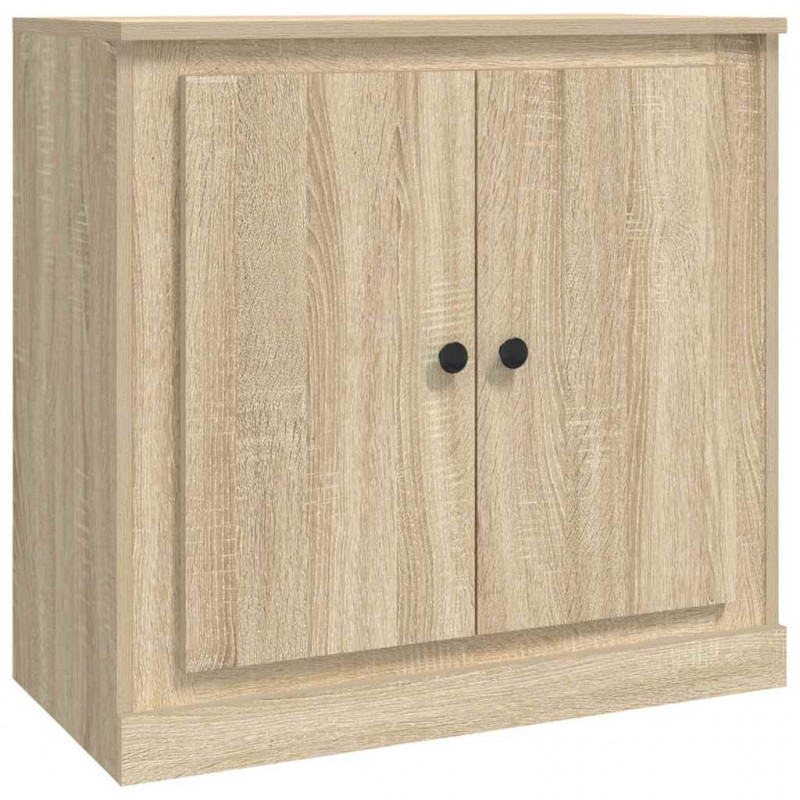 Szafki, 3 szt., dąb sonoma, materiał drewnopochodny