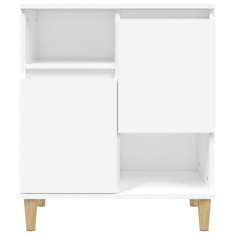 Komody, 2 szt., białe, 60x35x70 cm, materiał drewnopochodny