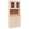 Kredens ALTA, 77x35x165 cm, lite drewno sosnowe