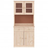 Kredens ALTA, 77x35x165 cm, lite drewno sosnowe