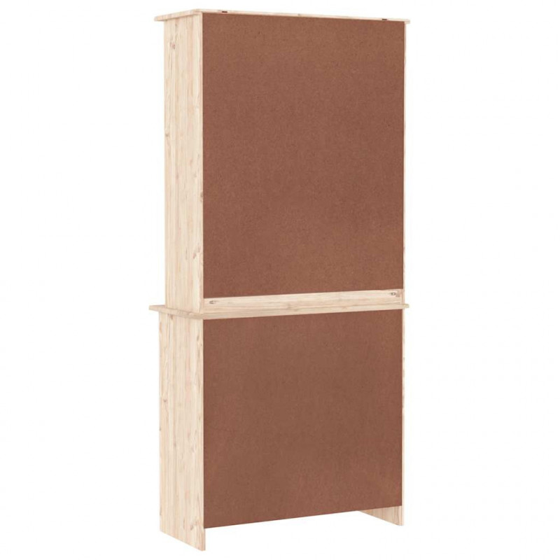 Kredens ALTA, 77x35x165 cm, lite drewno sosnowe