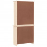 Kredens ALTA, 77x35x165 cm, lite drewno sosnowe