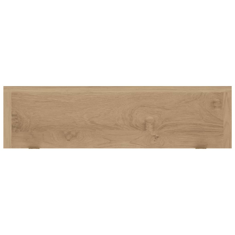Półki ścienne, 2 szt., 60x15x4 cm, lite drewno tekowe