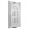 Drzwi wejściowe, białe, 98x208 cm, PVC
