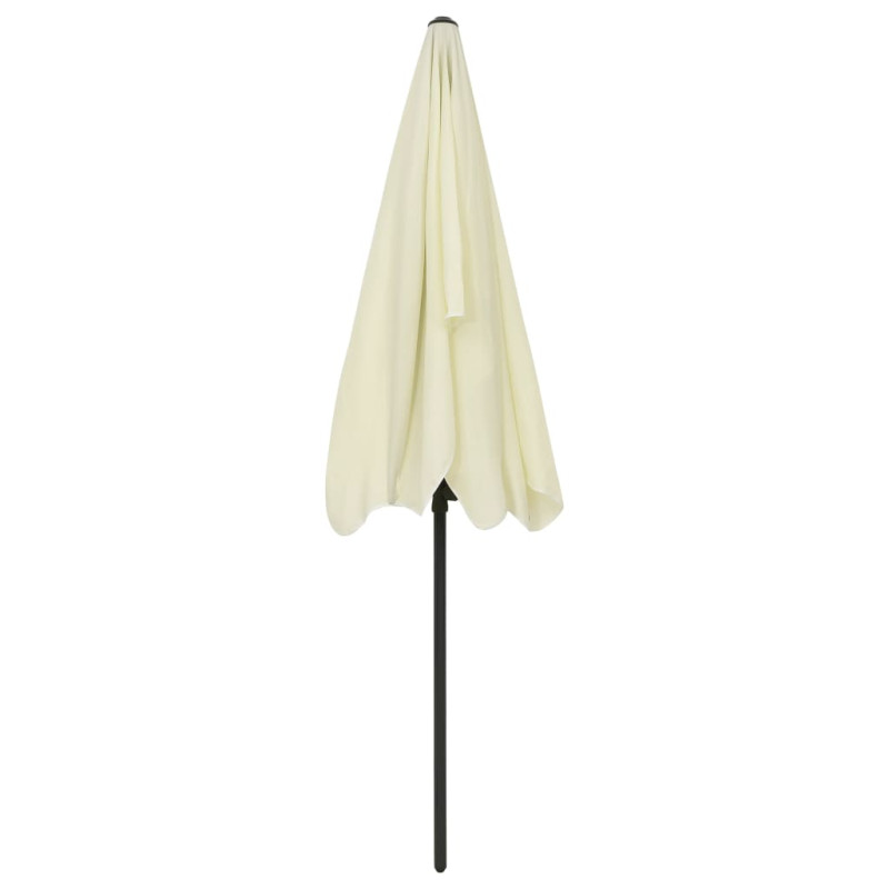 Parasol plażowy, piaskowy żółty, 200x125 cm