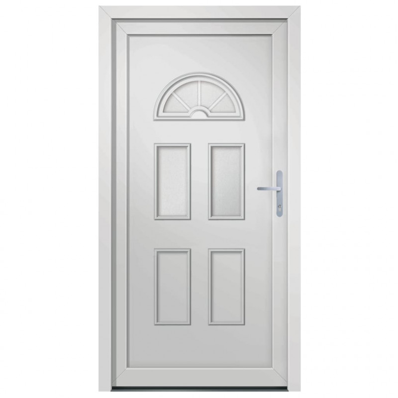 Drzwi zewnętrzne, białe, 88x208 cm, PVC