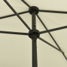 Parasol plażowy, piaskowy żółty, 200x125 cm