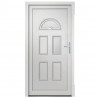 Drzwi wejściowe, białe, 98x208 cm, PVC