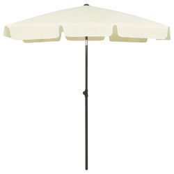 Parasol plażowy, piaskowy żółty, 180x120 cm