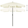 Parasol plażowy, piaskowy żółty, 180x120 cm