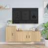 Zestaw 2 szafek TV, dąb sonoma, materiał drewnopochodny