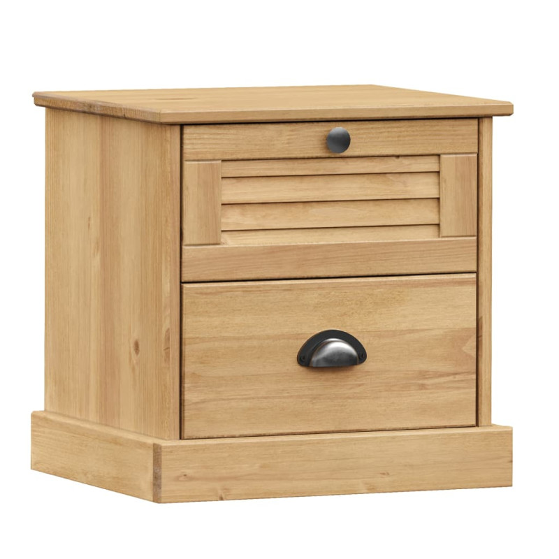 Szafka nocna VIGO, 42x35x42 cm, lite drewno sosnowe