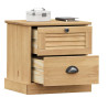Szafka nocna VIGO, 42x35x42 cm, lite drewno sosnowe