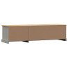 Szafka pod TV VIGO, szara, 156x40x40 cm, lite drewno sosnowe