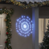 Ozdoby świąteczne, 140 lampek LED, 2 szt., zimna biel, 17 cm