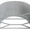 Podwyższona donica, stal ocynkowana 396x100x68 cm, brąz