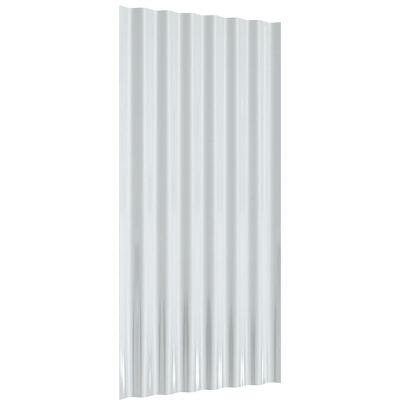 Panele dachowe, 36 szt., stal ocynkowana, 80x36 cm